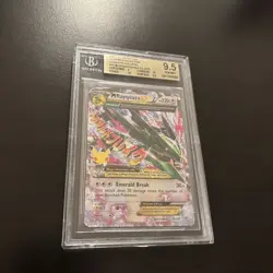 2021 POKEMON CELEBRATIONS CLASSIC COLL CONFETTO FOIL M RAYQUAZA EX BGS 9.5 - Image 3