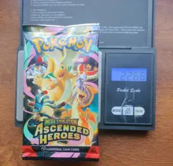 Pokemon Tcg Mega Evolution ascended heroes Heavy 22.66g Booster Pack New Sealed - Image 1