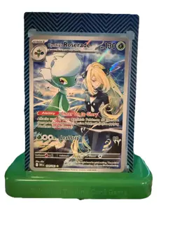 Pokemon TCG Cynthia's Roserade 184/182 SV10 Destined Rivals IR NM/M Condition - Image 1