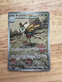 Pokemon TCG Ascended Heroes 219/217 Beautifly Illustration Rare NM / M - Image 1