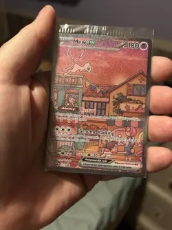 SEALED Mew ex SVP 053 Black Star Promo Full Art Pokemon TCG Scarlet Violet 151 - Image 2