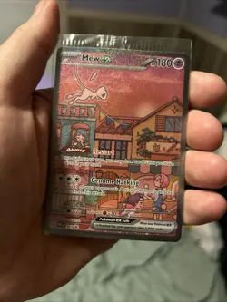 SEALED Mew ex SVP 053 Black Star Promo Full Art Pokemon TCG Scarlet Violet 151 - Image 4