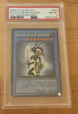Black Luster Soldier SYE-024 Starter Deck: Yugi Evolution Unlimited PSA 8 - Image 1