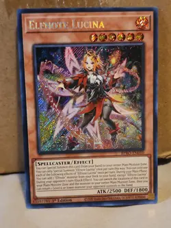 Yu-Gi-Oh! Elfnote Lucina BPRO-EN010 Hoil 1st Edition - Image 1