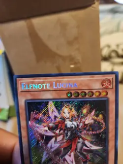 Yu-Gi-Oh! Elfnote Lucina BPRO-EN010 Hoil 1st Edition - Image 3