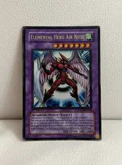 RARE Yu-Gi-Oh Elemental Hero Air Neos STON-EN034 Ultra Rare Near Mint 1st Ed - Image 1