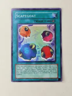 Yu-Gi-Oh Scapegoat (Foil Shift Misprint) SDJ-041 Starter Deck Joey Unlimited LP - Image 1