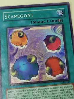 Yu-Gi-Oh Scapegoat (Foil Shift Misprint) SDJ-041 Starter Deck Joey Unlimited LP - Image 2
