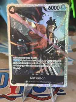 Kin'emon OP16-082 SR The Time of Battle Foil English One Piece - Image 1