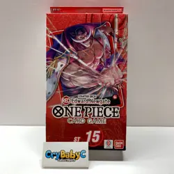 One Piece Edward Newgate Starter Deck ST15 RED English Factory Sealed BANDAI - Image 1