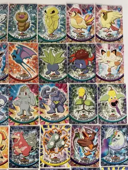 1999 Pokemon Topps Collection 69 Cards 10 Holo Series 1&2 blue logo vintage. - Image 3