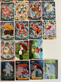 1999 Pokemon Topps Collection 69 Cards 10 Holo Series 1&2 blue logo vintage. - Image 5