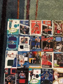 Lot Of 80 Basketball Jersey Cards - Numbered / 2 Colors / Parallels / Rares - Image 2