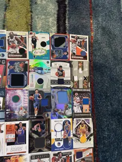 Lot Of 80 Basketball Jersey Cards - Numbered / 2 Colors / Parallels / Rares - Image 5