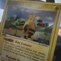 2005 Pokemon Elekid Holo Stamped Card Unseen Forces 23/115 LP-MP - Image 1