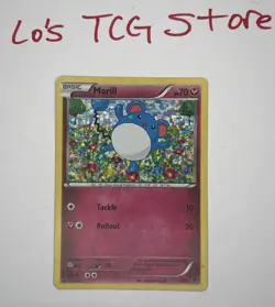 Pokemon Marill 010/012 McDonald's 2015 Promo Holo Basic 70 HP English Card - Image 1