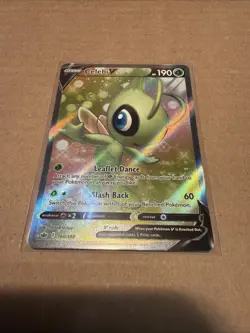 Celebi V (Full Art) 160/198 SWSH06: Chilling Reign Ultra Rare Pokemon Card - Image 1