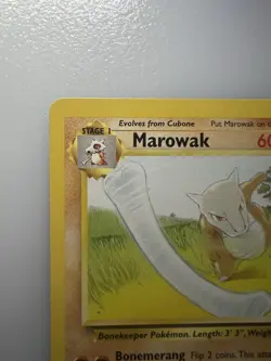 Marowak 39/64 - Uncommon - WoTC Vintage Jungle Set Pokemon Card LP - Image 3