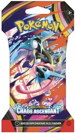 Carte Pokemon Booster Blister Chaos Ascendant ME04 FR Mega-Amphinobi Card TCG - Image 1