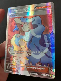 Karen XY177a XY Alternate FULL ART PROMO HOLO Premium Trainer Pokemon Card NM - Image 3