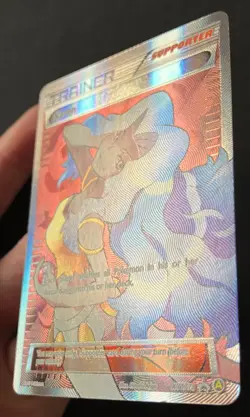 Karen XY177a XY Alternate FULL ART PROMO HOLO Premium Trainer Pokemon Card NM - Image 4