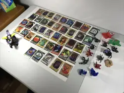 Large Lot Of Bakugan Cards And Figurines - Image 1