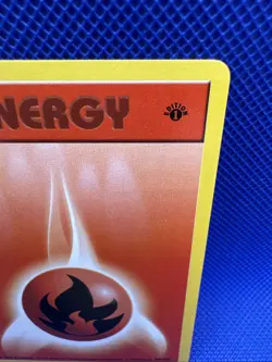 Fire Energy 1999 Pokemon TCG Base Set 1st Edition Shadowless #98/102 - NM - Image 3