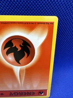 Fire Energy 1999 Pokemon TCG Base Set 1st Edition Shadowless #98/102 - NM - Image 5