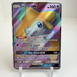 Pokemon Jirachi GX Unified Minds Holo Promo Card 79a/236 NM - Image 1