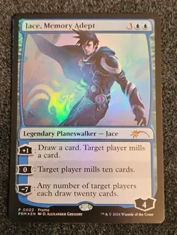 [MTG] Jace, Memory Adept (Foil) - Promo (PRM 0002) - NM - Image 1