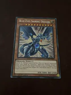 🔥 Yu-Gi-Oh! Blue-Eyes Shining Dragon LCKC-EN008 SECRET RARE NEAR MINT 🔥 - Image 1