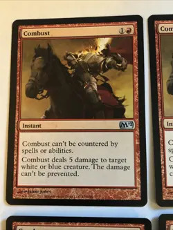 Combust Mtg X4 M12 Core 2012 NM Condition See Pics Front Back - Image 3