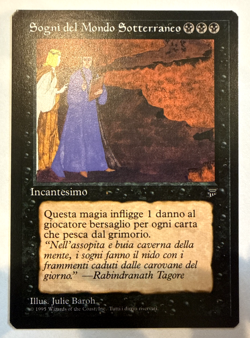 UNDERWORLD DREAMS (Italian) Legends MTG NM Magic the Gathering - Image 2