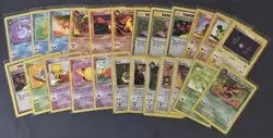 Dark Vaporeon, Eevee, and Other Team Rocket Set Pokemon Card Lot Excellent - Image 1