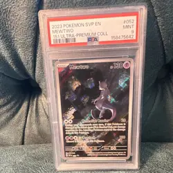 2023 POKEMON TCG SV PROMO CARDS MEWTWO HOLO #052 ENGLISH PSA 9 - Image 1