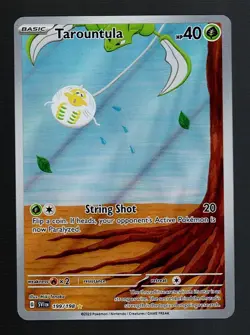 2023 Pokemon SCARLET AND VIOLET ILLUSTRATION RARE HOLO TAROUNTULA 199/198 NM! - Image 1