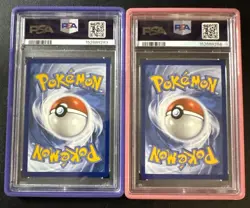 Fresh Pokemon Umbreon Espeon Sequential SVP 175 176 Prismatic Evolutions PSA 9 - Image 2