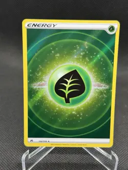 Pokemon - Grass Energy 152/159 Holo (Textured) Ultra Rare Crown Zenith NM - Image 1