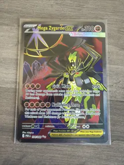 Mega Zygarde ex 104/088 Ultra Rare Perfect Order Pokemon NM - Image 1
