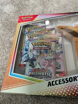 Pokemon SV Prismatic Evolutions Accessory Pouch Special Collection Eevee New TCG - Image 4