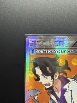 Professor Sycamore 114/114 Pokemon TCG Ultra Rare XY Steam Siege NM - Image 3
