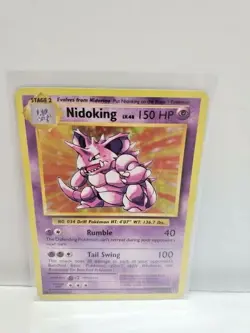 Nidoking - 45/108 - Holo Rare NM Pokemon XY Evolutions - Image 1