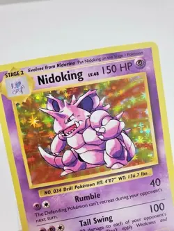 Nidoking - 45/108 - Holo Rare NM Pokemon XY Evolutions - Image 2