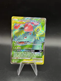 Tag Team Celebi & Venusaur GX 159/181 Holo SM - Team Up Pokemon NM HA3 - Image 1