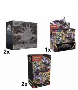 PITCH BLACK 2x Pokemon Center ETB, 2x Booster Bundle, 1x Booster Box PRESALE - Image 1