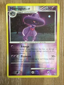 Mismagius - 10/130 - Holo Rare Reverse Holo Diamond & Pearl Pokemon VLP - Image 1