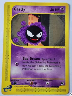 Gastly 109/165 Expedition Pokemon TCG e Reader WOTC Vintage - Image 1