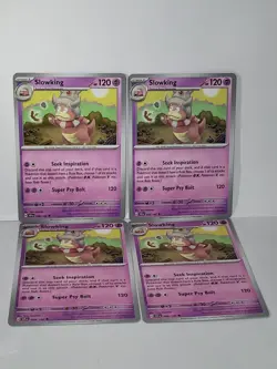 Slowking 058/142 Pokemon TCG Stellar Crown 4x Playset May Have Reverse Holo - Image 1