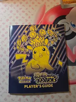 SURGING SPARKS Players Guide - Scarlet & Violet - Pokemon TCG ETB Booklet (NEW) - Image 1
