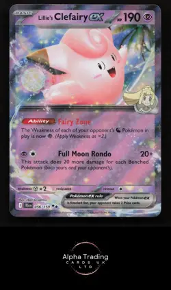 Lillie's Clefairy ex 056/159 Double Rare Journey Together Pokemon Near Mint - Image 1